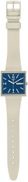 Orë dore Swatch What If...Beige?, bezhë/e kaltër