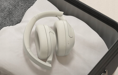 Kufje Haylou S35 mbi vesh, me ANC, Bluetooth dhe 3.5mm, të bardha