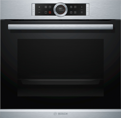 Furrë inkaso Bosch HBG675BS1, 71L, pirolizë, inox e zezë