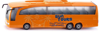 Lodër autobus Siku Super Mercedes Benz Travego, portokalli