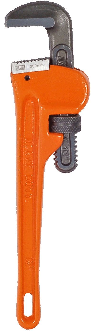 Çelës tubash EPM Stillson 250mm E 400 0450, çelik karboni, trup gize, i kuq