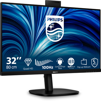 Monitor Philips 3000 Series 32B2U3601H, 31.5", 100Hz, USB C, i zi