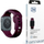 Rrip ore 3mk Silicone Watch Strap për Apple Watch 42 44 45 49mm, silikon, mulberry