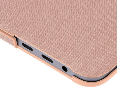 Kapak mbrojtës Incase Textured Hardshell për MacBook Pro 16\", Woolenex, rozë