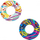 Rreth notues pishine Bestway Geo Ring, 107cm, vinil i qëndrueshëm, shumëngjyrësh