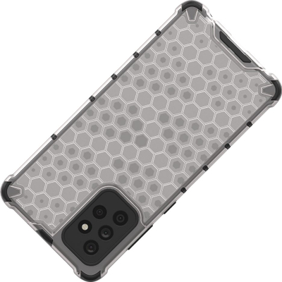 Këllëf telefoni Hurtel Honeycomb për Samsung Galaxy A72 4G, xhel TPU, i zi