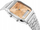 Orë dore Casio Vintage AQ230A 4A, analoge dhe dixhitale, çelik inox, argjendtë