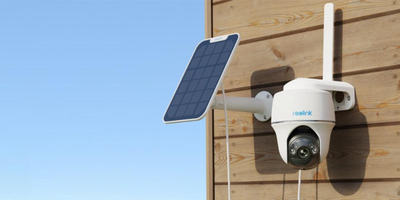 Kamerë sigurie Reolink Go Series G430, PTZ, me panel dielli, e bardhë