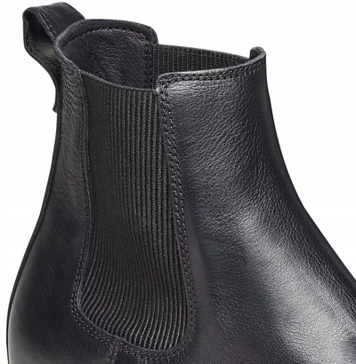Çizme Chelsea Birkenstock Highwood Slip On M LENA, lëkurë natyrale, për burra, të zeza