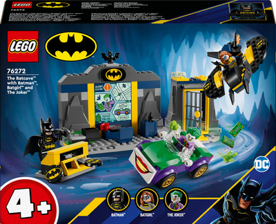 Lodra LEGO Batman 76272 Batcave, set për ndërtim 4+, shumëngjyrësh