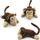 Lodër pelushi interaktive Thumbs Up Crazy Monkey Chuckle Buddie, 12 cm, kafe