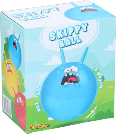 Top lojnash Bouncing Ball With Horns, 45cm, me brirë, blu