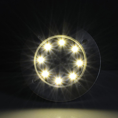 Set llamba diellore për kopsht Saska Garden, 8 LED SMD, 12 copë, ngjyrë argjendi