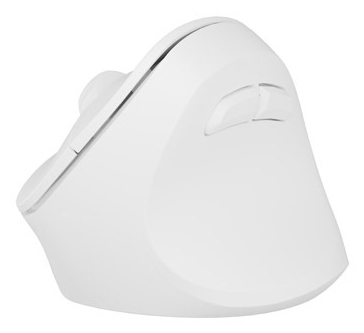 Maus vertikal wireless Natec Crake 2, Bluetooth 5.2, 2400 DPI, i bardhë