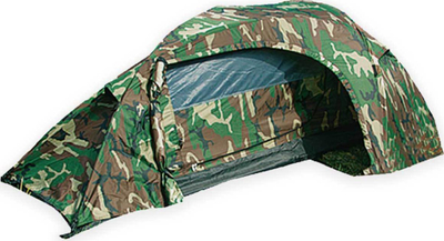 Шатор за кампување Mil Tec Recon Woodland, 1 лице, камуфлажа woodland