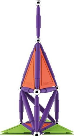 Set ndërtimi magnetik Supermag Trendy, 67 pjesë, shumëngjyrësh