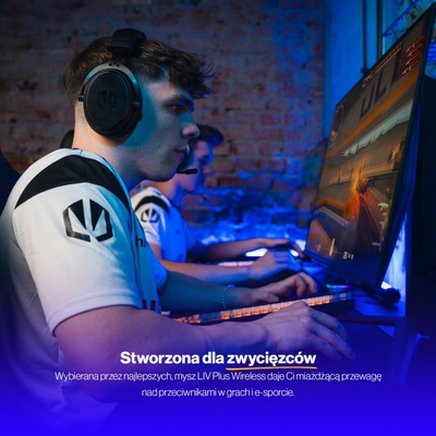 Mouse gaming wireless Endorfy LIV Plus, sensor PixArt PAW3395, RGB, i zi