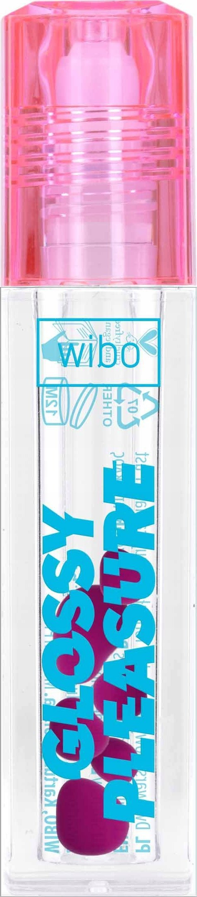 Lip gloss Wibo Glossy Pleasure, 3.5ml, efekt shkëlqyes, transparent