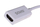 Adaptor Mini DisplayPort në HDMI Savio CL-57, 0.2 m, i bardhë