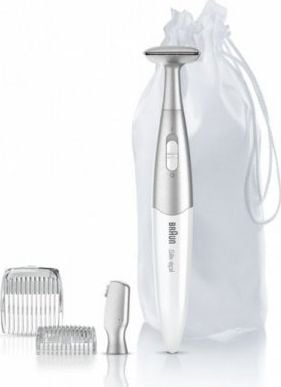 Trimer për qime Braun Series 1 FG 1100, me bateri, për zona të ndjeshme, i bardhë