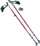 Shkopinj Nordic Walking Nils Extreme NW802, alumin, teleskopik, të kuq