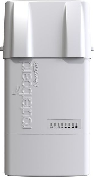 Access point për jashtë Mikrotik BaseBox 5 RB912UAG-5HPnD-OUT-US, 5GHz, Gigabit, i bardhë
