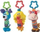 Set lodrash varëse për karrocë Playgro Tinkle Trio Sensory, 3 copë, shumëngjyrëshe