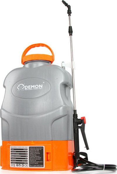 Spërkatës shpine elektrik Demon MBD03, 20L, bateri 12V, gri me portokalli