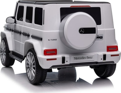 Makinë elektrike për kalamaj Mercedes G500 XMX627, 12V, 4x45W, e bardhë