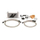 Set ftohësi vaji Mishimoto Subaru WRX, me termostat, 19 rreshta, argjendtë