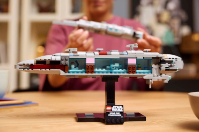 Set ndërtimi LEGO Star Wars Home One Starcruiser 75405, 559 pjesë, për të rritur, gri