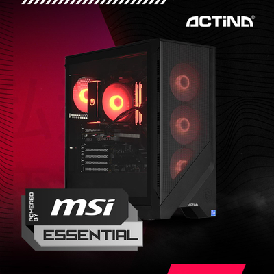 Kуќен компјутер Actina, Intel Core i5-14400F, 32GB RAM, 1TB SSD, AMD Radeon RX 7700 XT, црн