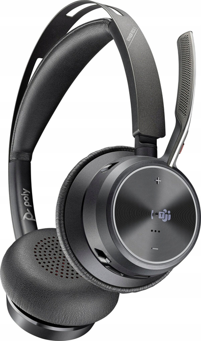Kufje HP Poly Voyager Focus 2, Bluetooth dhe USB C, me mikrofon me anulim zhurme, të zeza