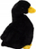 Lodër pelushi rosë Black Plush Goose Mascot, 30cm, e zezë