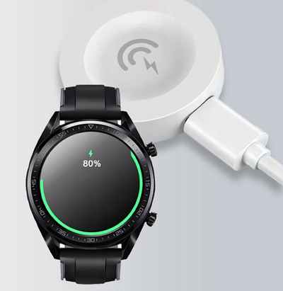 Karikues wireless për smartwatch Huawei Dudao A12H, me kabllo 1.2m, i bardhë