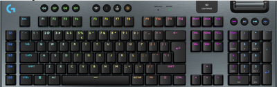 Tastierë gaming Logitech G915 X LIGHTSPEED, wireless, profil i ulët, RGB, e zezë