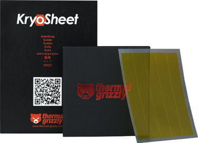 Термички лист Thermal Grizzly KryoSheet, 44 x 37 mm, 0.2 mm дебелина