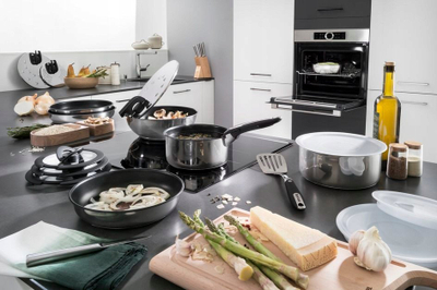 Стаклено капаче за тенџере Tefal Ingenio, 26 cm, со преклоплива рачка