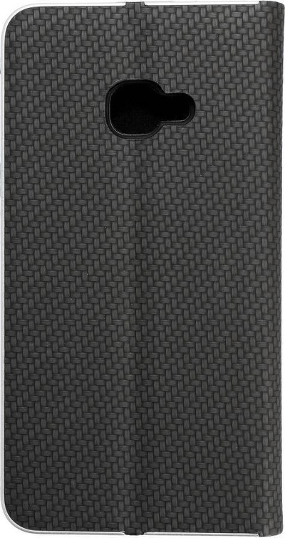 Këllëf libri Vennus Book Carbon për Samsung Galaxy Xcover 4, me qëndrim, ngjyrë e zezë