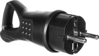 Prizë portative Orno OR-AE-1369, gome, IP44 16A 250V, e zezë