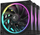 Ventilator kasë DeepCool FL12 3 in 1, 120 mm, set 3 copë, i zi