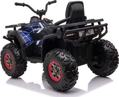 Quad elektrik për kalamoj LEAN CARS XMX607, 12V, me drita edhe audio, blu Spider