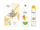 Set kujdesi ndaj trupit Dove - Xhel dushi Uplifting 225 ml + Antiperspirant sprej Go Fresh Passion Fruit & Lemongrass 150 ml