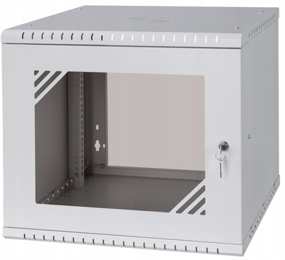 Kabinet muri për rrjet Screw RC19-9U-450GG, 19" 9U, thellësi 450mm, gri
