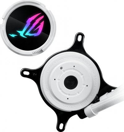 Ftohës për procesor ASUS ROG Strix LC III 360 ARGB, White Edition, 360mm