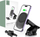 Mbajtëse magnetike për makinë Tech-Protect MM15W-V1, karikim wireless 15W, MagSafe, e zezë