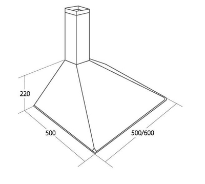 Okap kuzhine Akpo WK-5 Soft 60, 60cm, 320 m³/h, inoks