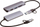 Hub USB 4smarts 5 në 1, 3x USB-A, lexues SD microSD, gri
