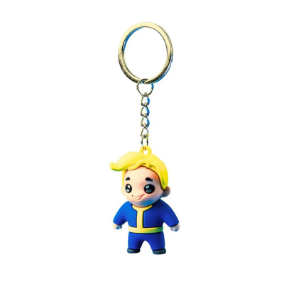 Varëse çelësash Fallout Vault Boy, figurë vinili 3D, shumëngjyrëshe