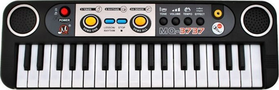 Keyboard lodër Jokomisiada MQ-3737, 37 taste, me mikrofon, i zi